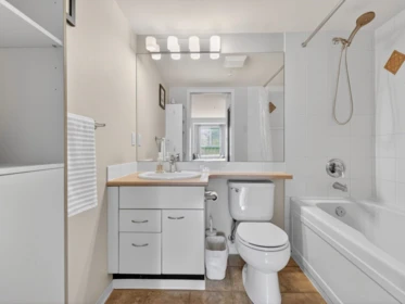 Guest Bathroom Photo of 310 8495 Jellicoe Street, Vancouver, BC