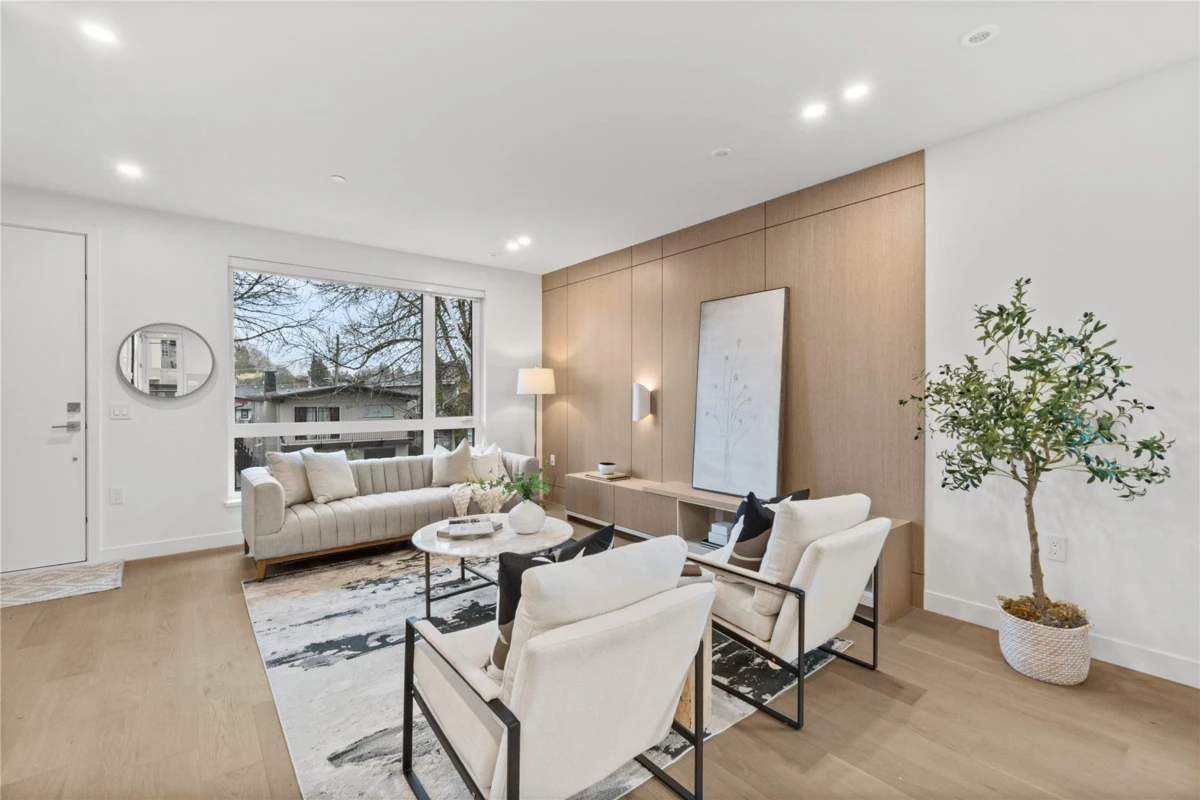 Family Room Photo of 2 4963 Chester Street, Vancouver, BC