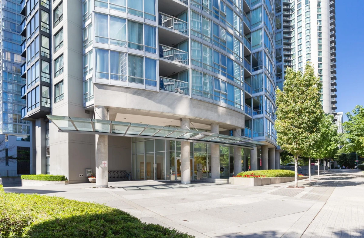 Exterior Rear Photo of 1208 1495 Richards Street, Vancouver, BC