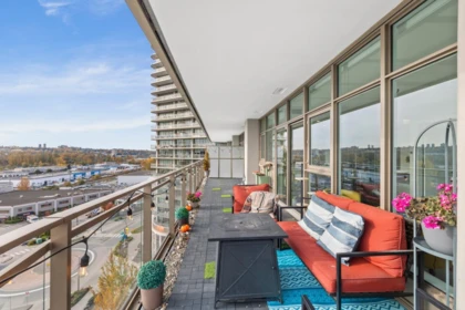 Outdoor Deck Photo of 1105 5333 Goring Street, Burnaby, BC