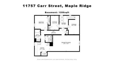 Playground / Recreational Area Near 11757 Carr Street, Maple Ridge, BC