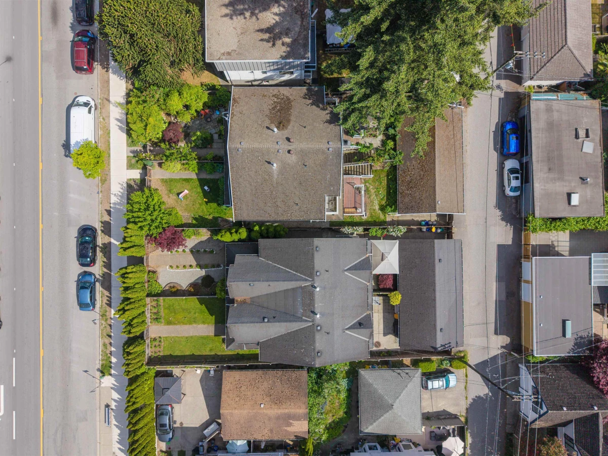 Exterior Rear Photo of 409-411 417-419 E 3rd Street, North Vancouver, BC