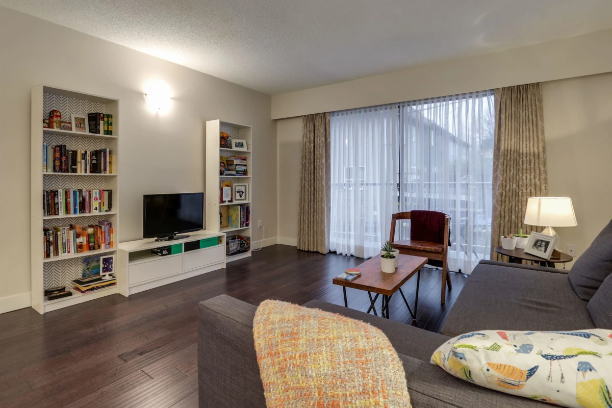 Living Room Photo of 203 1611 E 3rd Avenue, Vancouver, BC