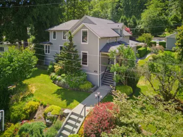 Aerial View of 2209 St. George Street, Port Moody, BC