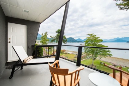Aerial View of 354 Avalon Drive, Gibsons, BC