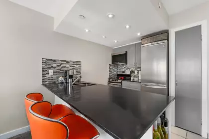 Kitchen Island Photo of 613 4809 Spearhead Drive, Whistler, BC