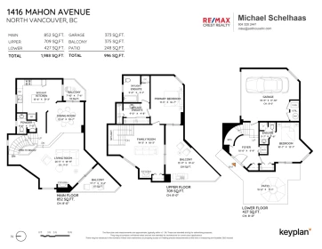 1416 Mahon Avenue, North Vancouver, BC, North Vancouver — Townhouse for sale