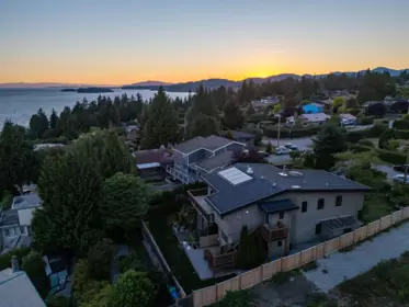 Aerial View of 5125 Salal Road, Sechelt, BC