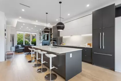 Kitchen Island Photo of 609 E 4th Street, North Vancouver, BC