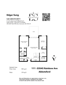 Swimming Pool Photo of 111 33545 Rainbow Avenue, Abbotsford, BC