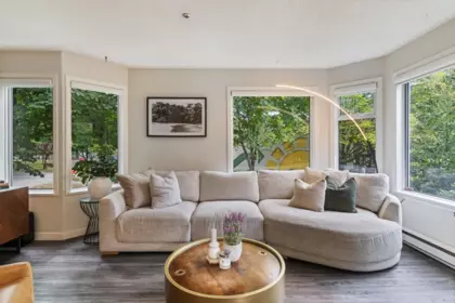 Living Room Photo of 201 1147 Nelson Street, Vancouver, BC