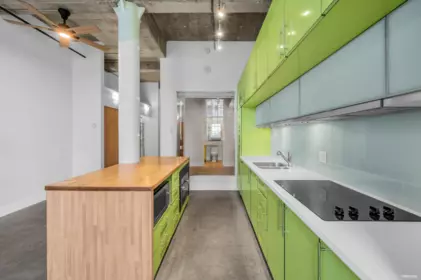 Kitchen Island Photo of 209 546 Beatty Street, Vancouver, BC