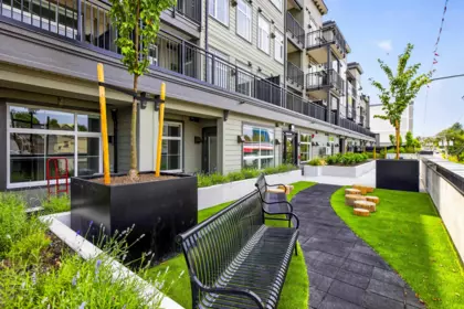 Outdoor Deck Photo of 205 22348 North Avenue Avenue, Maple Ridge, BC