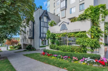 Exterior Rear Photo of 209 1311 Beach Avenue, Vancouver, BC