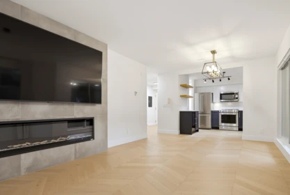 Basement Recreation Room Photo of 105 20556 113 Avenue, Maple Ridge, BC