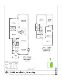 5831 Neville Street, Burnaby, BC, Burnaby — Half Duplex for sale