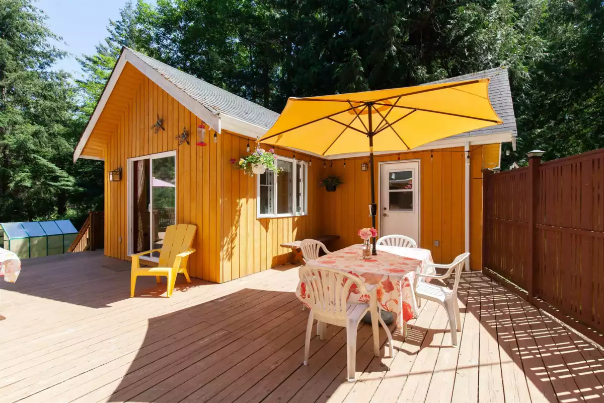 Aerial View of 552 Club Crescent, Mayne Island, BC