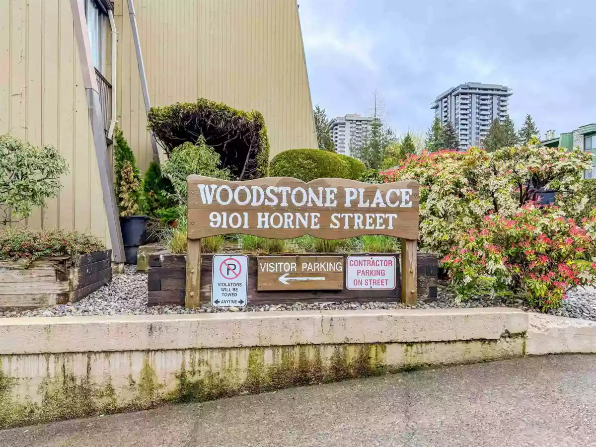 Aerial View of 124 9101 Horne Street, Burnaby, BC