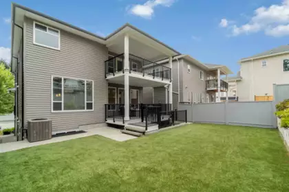 Aerial View of 3459 Darwin Avenue, Coquitlam, BC