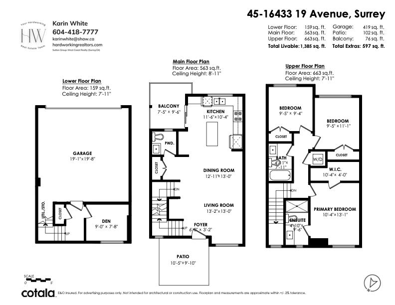 Playground / Recreational Area Near 45 16433 19 Avenue, Surrey, BC