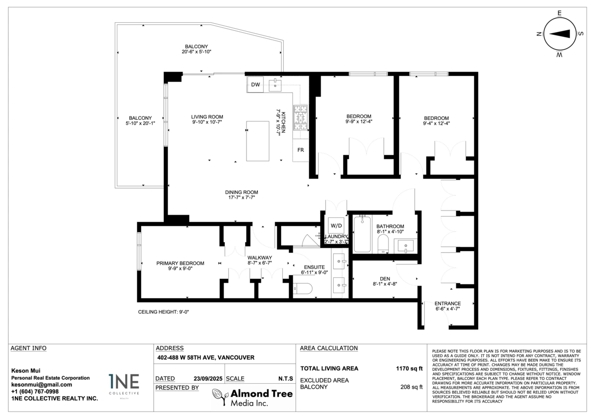 Staircase Photo of 402 488 W 58th Avenue, Vancouver, BC