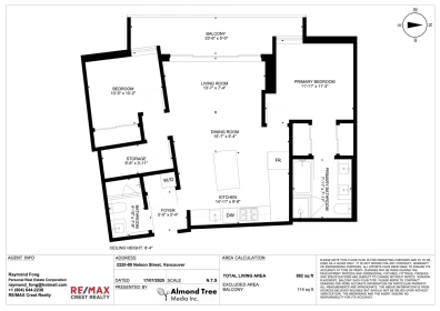 2220 89 Nelson Street, Vancouver, BC, Vancouver — Apartment/Condo for sale