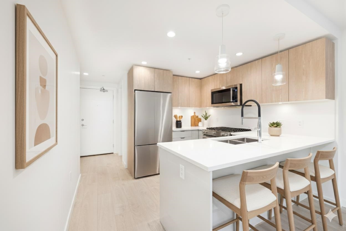 Living Room Photo of 116 108 E 8th Street, North Vancouver, BC