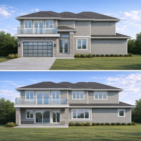 Front exterior of 8593 Forest Gate Drive, Chilliwack, BC