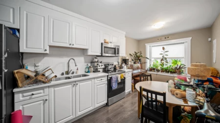 Aerial View of 8068 Haig Street, Vancouver, BC
