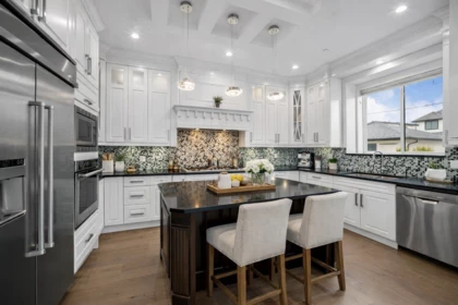 Kitchen Island Photo of 8068 Haig Street, Vancouver, BC
