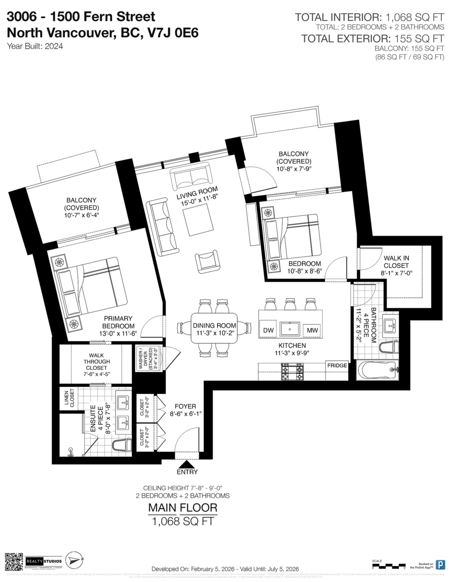 Outdoor Kitchen Photo of 3006 1500 Fern Street, North Vancouver, BC