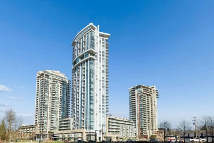 Aerial View of 3006 1500 Fern Street, North Vancouver, BC