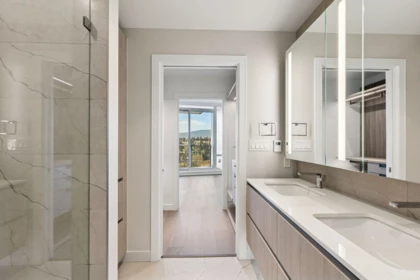 Powder Room Photo of 3006 1500 Fern Street, North Vancouver, BC