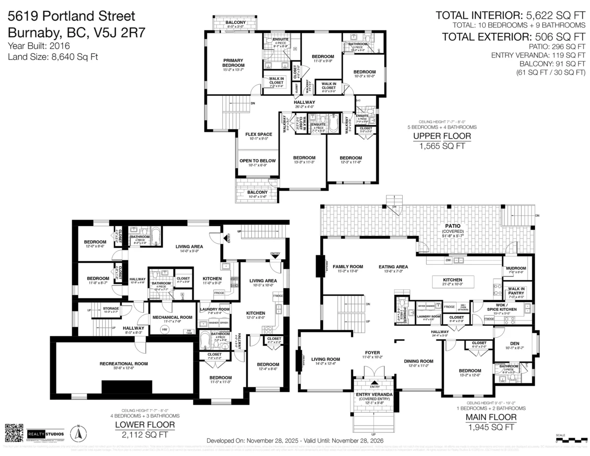 Dining Area Photo of 5619 Portland Street, Burnaby, BC