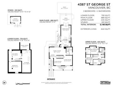 Outdoor Patio Photo of 4387 St. George Street, Vancouver, BC