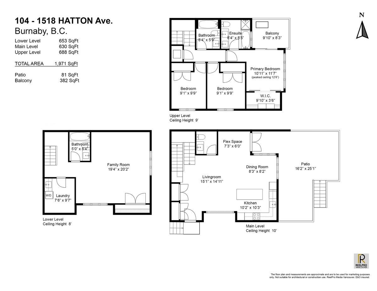 Exterior Rear Photo of 104 1518 Hatton Avenue, Burnaby, BC