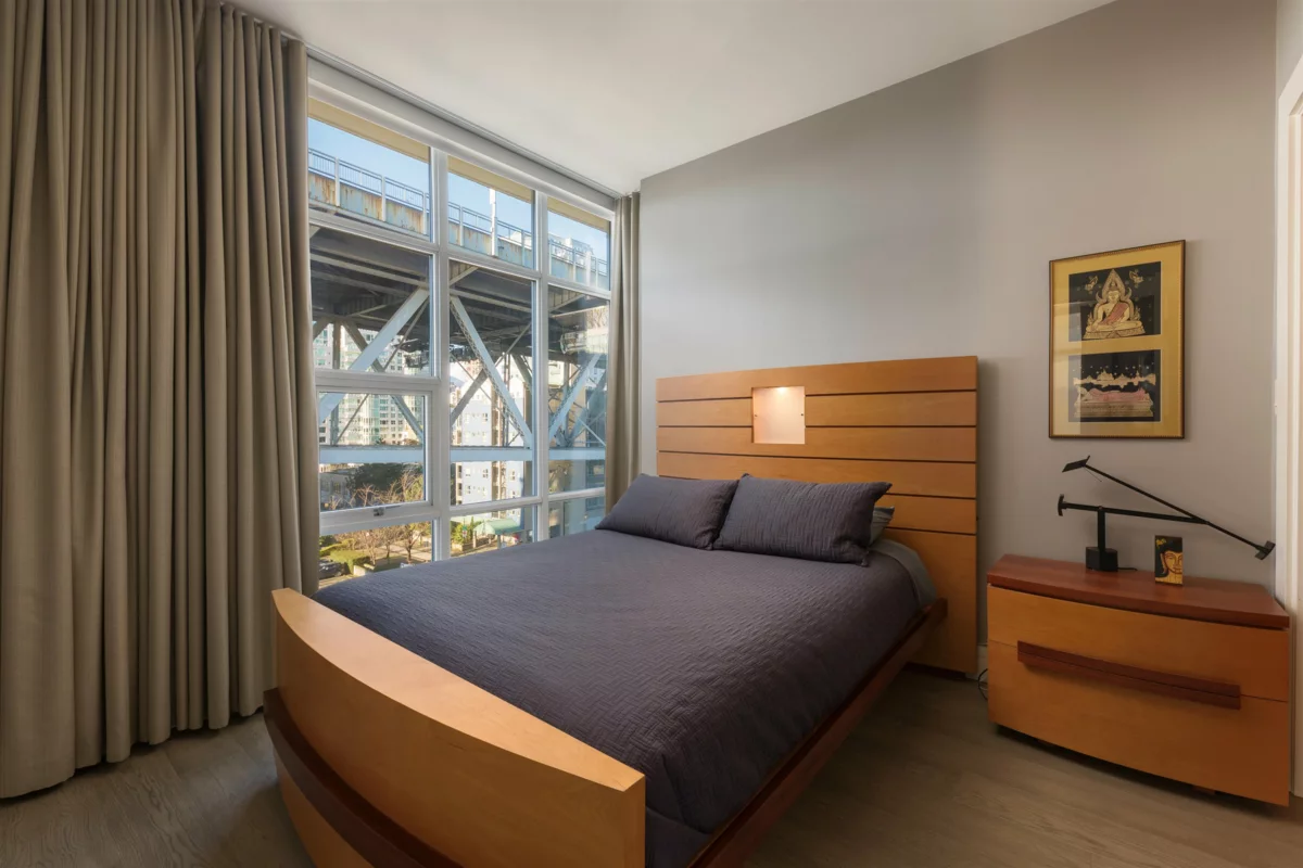 Bedroom 3 Photo of 805 628 Kinghorne Mews, Vancouver, BC