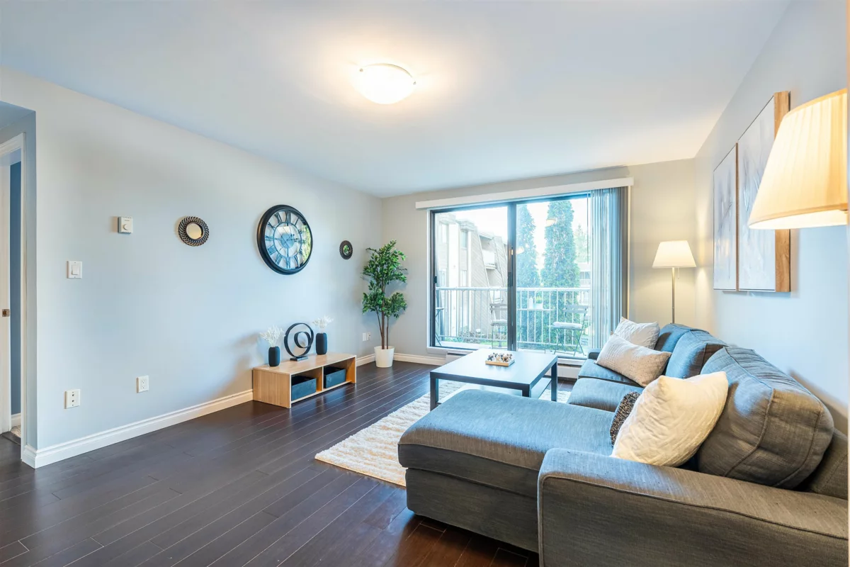 Dining Area Photo of 222 3921 Carrigan Court, Burnaby, BC