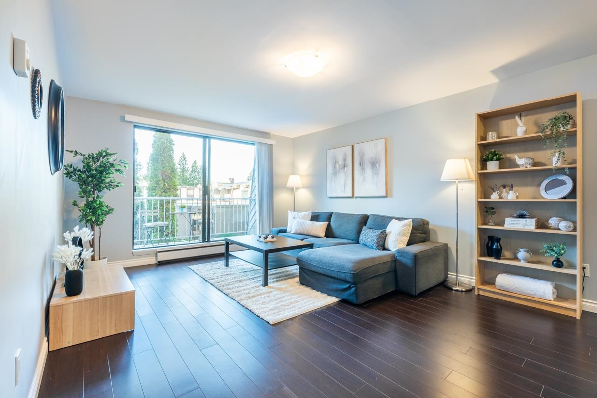 Family Room Photo of 222 3921 Carrigan Court, Burnaby, BC