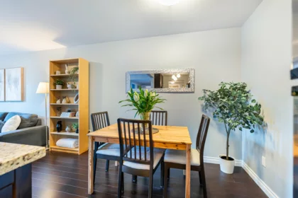 Breakfast Nook Photo of 222 3921 Carrigan Court, Burnaby, BC