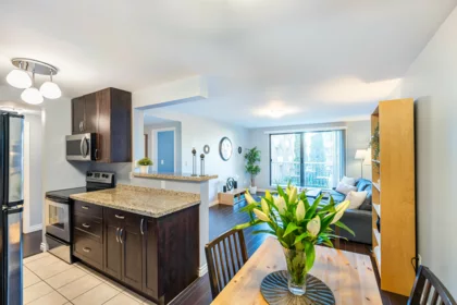 Primary Bedroom Photo of 222 3921 Carrigan Court, Burnaby, BC