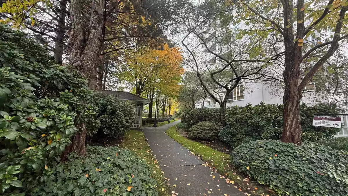 Aerial View of 106 3455 Ascot Place, Vancouver, BC