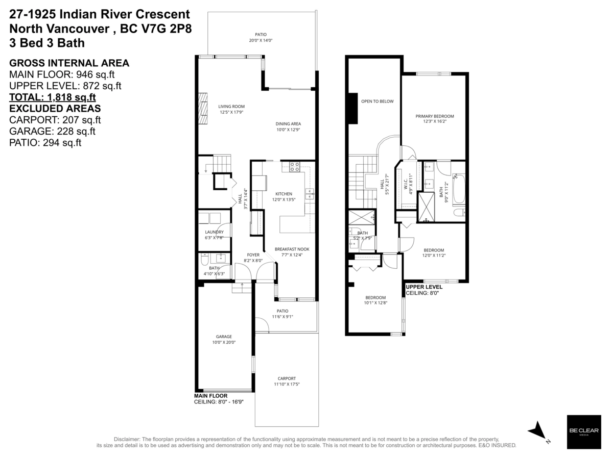 Front Yard Photo of 27 1925 Indian River Crescent, North Vancouver, BC