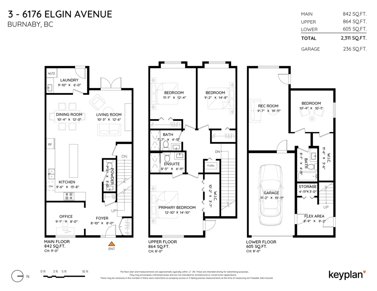Family Room Photo of 3 6176 Elgin Avenue, Burnaby, BC