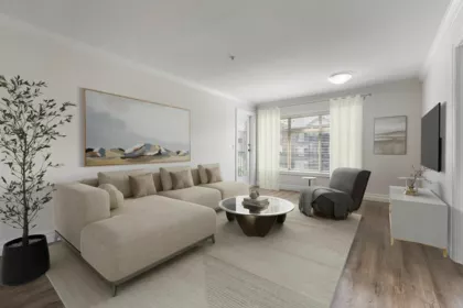 Front exterior of 320 45769 Stevenson Road, Chilliwack, BC