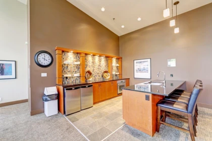 Aerial View of 1604 3100 Windsor Gate, Coquitlam, BC