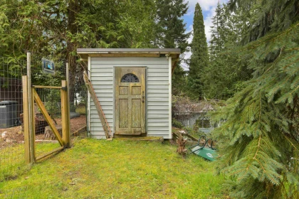 Aerial View of 568 Bayview Drive, Mayne Island, BC