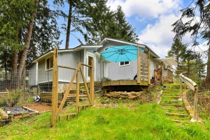 Backyard Photo of 568 Bayview Drive, Mayne Island, BC
