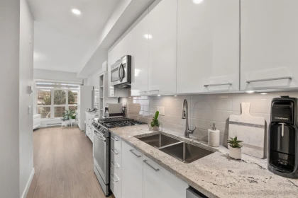 Kitchen Island Photo of 301 2356 Welcher Avenue, Port Coquitlam, BC