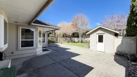 Aerial View of 4651 Moncton Street, Richmond, BC